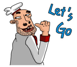 Crazy Life of Chef Eddie sticker #625276