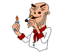 Crazy Life of Chef Eddie sticker #625279