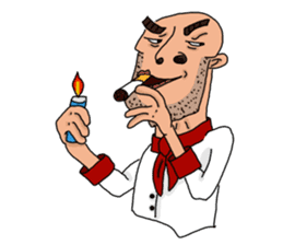 Crazy Life of Chef Eddie sticker #625279