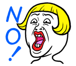 ROSHIHI's Funny Face Stamp sticker #625644