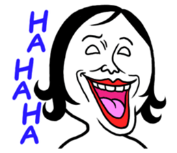 ROSHIHI's Funny Face Stamp sticker #625645