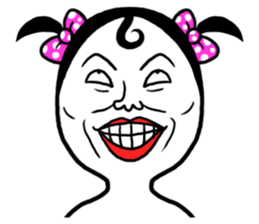 ROSHIHI's Funny Face Stamp sticker #625649