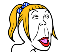 ROSHIHI's Funny Face Stamp sticker #625651