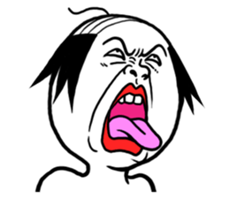 ROSHIHI's Funny Face Stamp sticker #625658