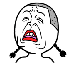 ROSHIHI's Funny Face Stamp sticker #625659