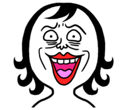 ROSHIHI's Funny Face Stamp sticker #625663