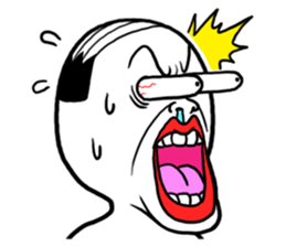 ROSHIHI's Funny Face Stamp sticker #625667