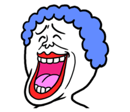 ROSHIHI's Funny Face Stamp sticker #625670