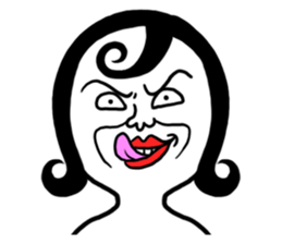 ROSHIHI's Funny Face Stamp sticker #625672