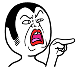 ROSHIHI's Funny Face Stamp sticker #625675