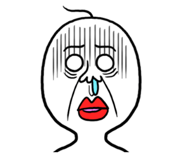 ROSHIHI's Funny Face Stamp sticker #625678