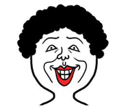 ROSHIHI's Funny Face Stamp sticker #625679