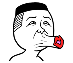 ROSHIHI's Funny Face Stamp sticker #625681