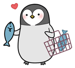 Emperor penguin Hachan 1 sticker #625743