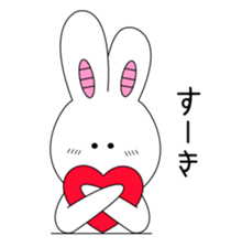 A rabbit and tortoise sticker #626195