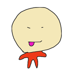 Round face man sticker #626286