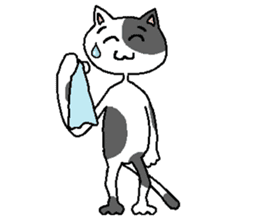 cat pad yoshio sticker #626575