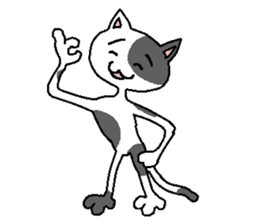 cat pad yoshio sticker #626576