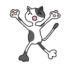 cat pad yoshio sticker #626577