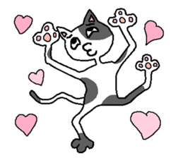 cat pad yoshio sticker #626579