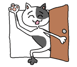 cat pad yoshio sticker #626581