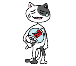 cat pad yoshio sticker #626584