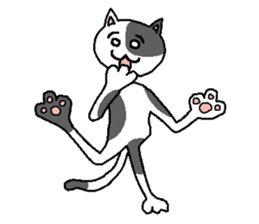 cat pad yoshio sticker #626586