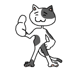 cat pad yoshio sticker #626588