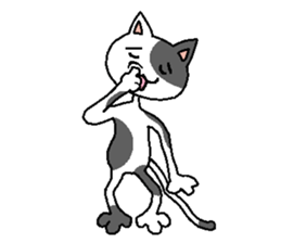 cat pad yoshio sticker #626594