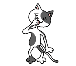 cat pad yoshio sticker #626594