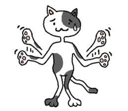 cat pad yoshio sticker #626596