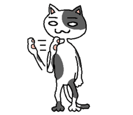 cat pad yoshio sticker #626599