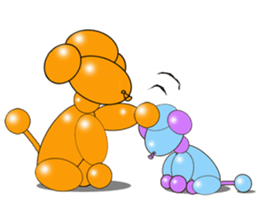 Balloon Dog "COCO" Japanese ver.2 sticker #626791