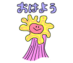 Marine characters stamp sticker #627003