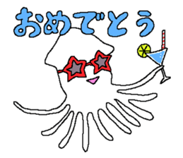 Marine characters stamp sticker #627007