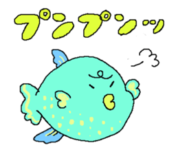 Marine characters stamp sticker #627008