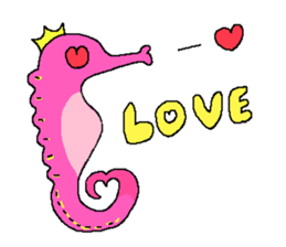 Marine characters stamp sticker #627014