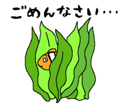 Marine characters stamp sticker #627019