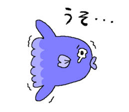 Marine characters stamp sticker #627022