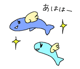 Marine characters stamp sticker #627032