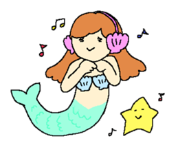 Marine characters stamp sticker #627033