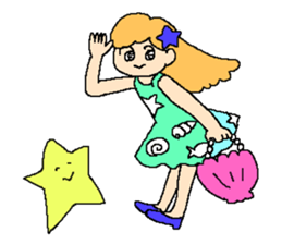 Marine characters stamp sticker #627036