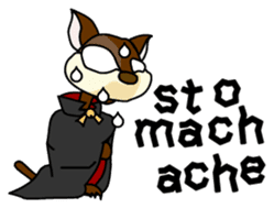 Cat in bad condition English Ver.1 sticker #627245