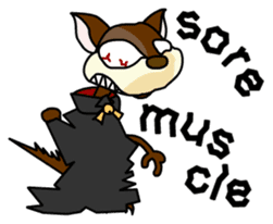 Cat in bad condition English Ver.1 sticker #627277