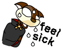 Cat in bad condition English Ver.1 sticker #627279