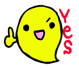 cute ghost sticker #627494