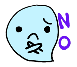 cute ghost sticker #627495