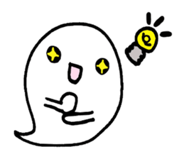cute ghost sticker #627504