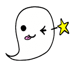 cute ghost sticker #627506