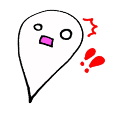 cute ghost sticker #627514